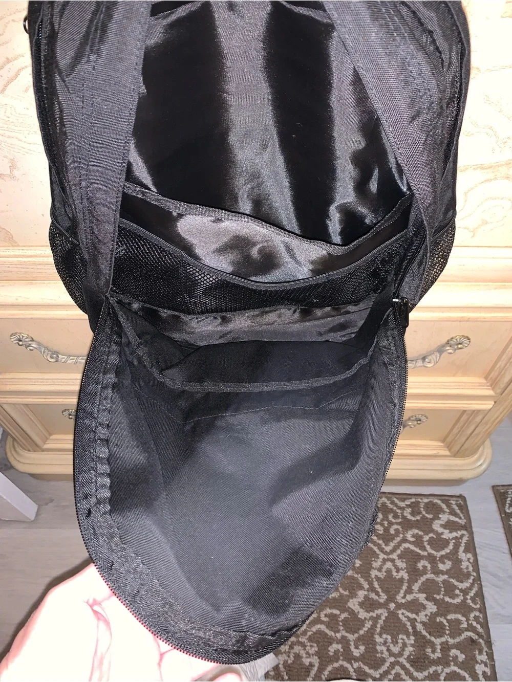 Victoria’s Secret PINK bling iridescent rhinestone campus backpack